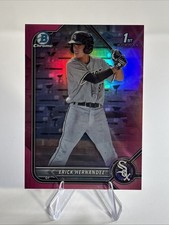 2022 Bowman Chrome #BCP-181 Erick Hernandez Fuchsia/Pink Vapor #/199