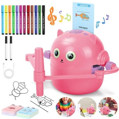Zeichenroboter Kinder Roboter Zeichnen für Kinder mit 100 Karten Magic Drawin...