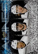 2024-25 Upper Deck #AL-14 Quinton Byfield / Anze Kopitar / Adrian Kempe A-Lines