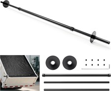 Dump Trailer Tarp Retention Bar with Screws & Hex Key, 71" - 100", Black