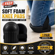 Soft Foam Knee Pads 1 Pair Work Knee Support Cushioned Gardening Cleaning DIY UK