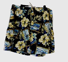 Caribbean Multicolor Floral Shorts Swim Trunks Mens SZ XL 7114