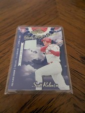 2001 Absolute Memorabilia Home Opener Souvenirs Single 68/400 Scott Rolen HOF MT