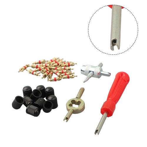 33pcs Tire Repair Tool Repair Install Tool Remover Screwdriver Tyre Inserts - Picture 9 of 24