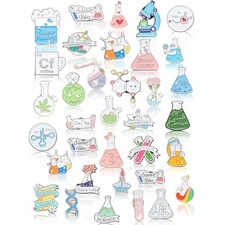 Kajaia 35 Pcs Enamel Pins Bulk Lapel Pin Alloy Brooches Pins Backpack