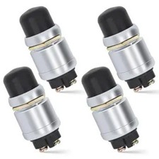 4 PCS Engine Start Push Button Momentary Start Switch, 12V 50A Wa Style: 4 PCS