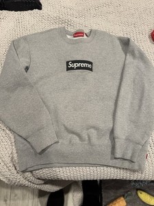 Supreme Box Logo Crewneck Grey | eBay