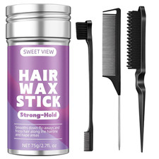 Hair Wax Stick  Slick Back Hair Brush for Tame Flyaways, Frizz, Sleek Ponytails