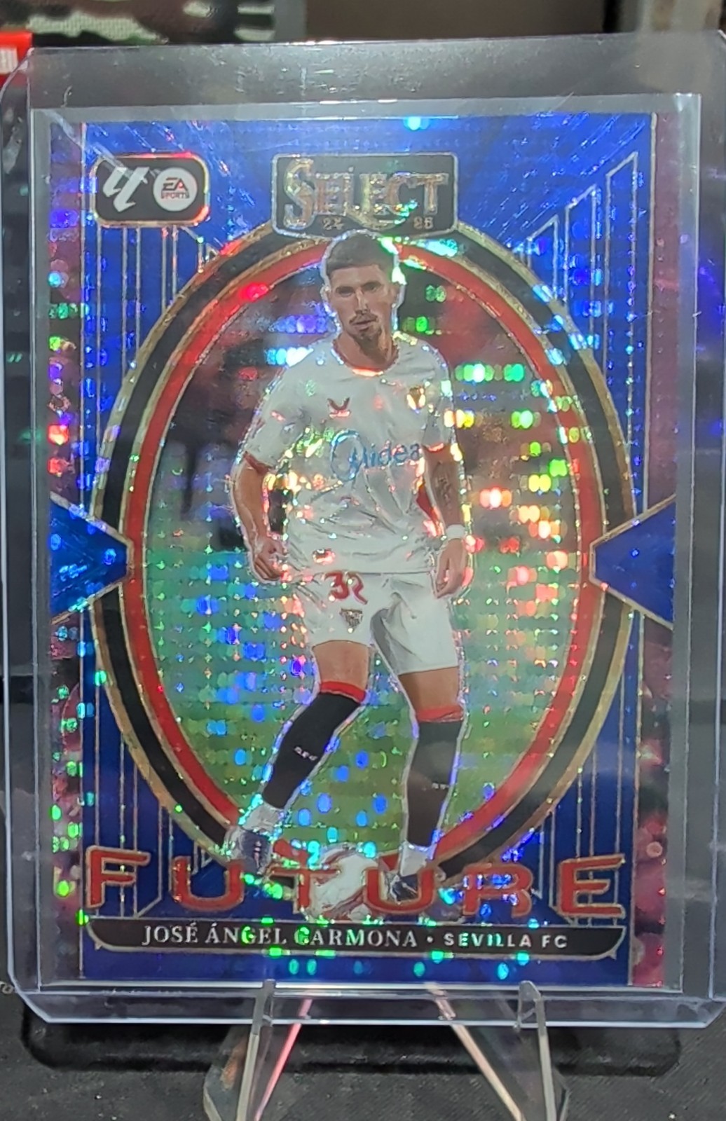 2024-25 Panini Select La Liga - Select Future Jose Angel Carmona #21 Blue Pulsar