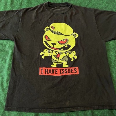 Happy Tree Friends Flippy I Have Issues Funny Graphic Tee Mens Womens T-Shirt