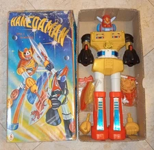 HANEDAMAN COMBATLER MINI JUMBO MACHINDER 35 CM. CEPPIRATTI ITALY 1980 MIB