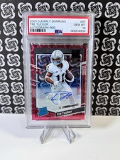 2023 Panini Clearly Donruss - Tre Tucker #87 Red Autographs /49 (AU, RC)