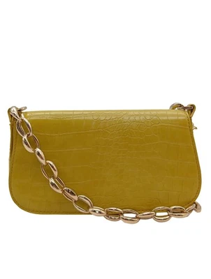 ZARA Sac bandoulière Petit Dames Sac jaune primevère style décontracté - Photo 1/4