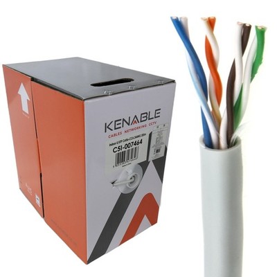 305m Ethernet Meter Markiert Kabelrolle Netzwerk Lan UTP CAT5e-CCA Solid [007464