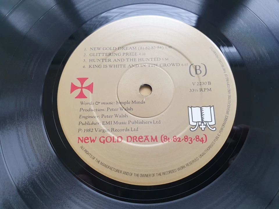 SIMPLE MINDS - NEW GOLD DREAM 1982 UK PRESS 12" VINYL RECORD LP EX - Image 4 of 4