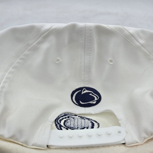 Penn State Nittany Lions Vintage Rare White Blue Logo Snapback Hat University - Picture 5 of 9