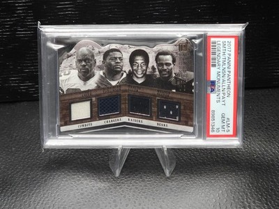 Walter Payton Smith LT Tomlinson Allen 2017 Panini Pantheon GAME USED /15 POP 1