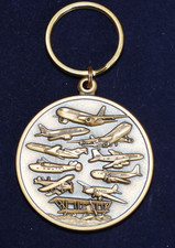 Vintage Boeing Spares Distribution Center Seatac, Washington Metal Keychain