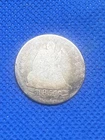 1854 Seated Liberty Quarter With Arrows 90% Silver AG/Good Pre-Civil War #101