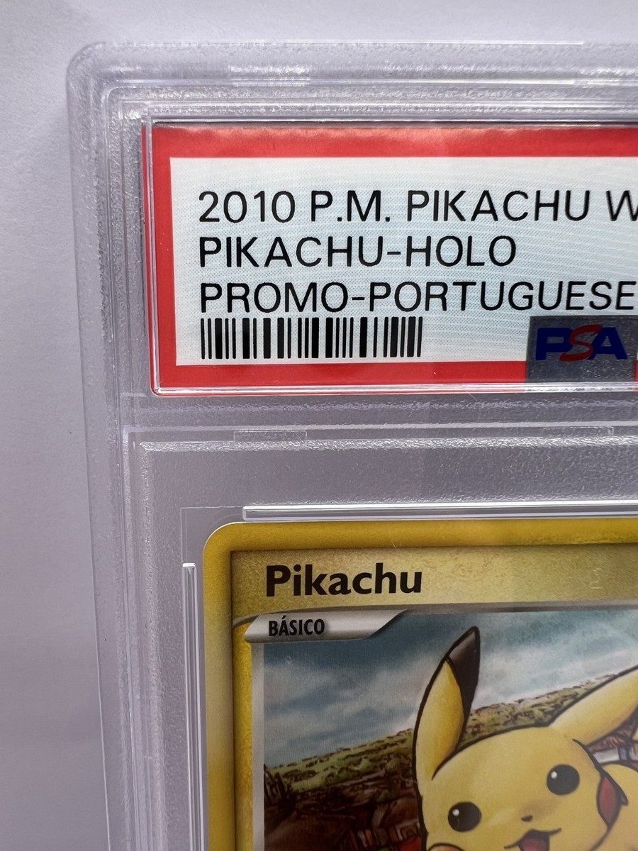 Pokemon Card Pikachu Pokemon World Portugese PSA 10 2010