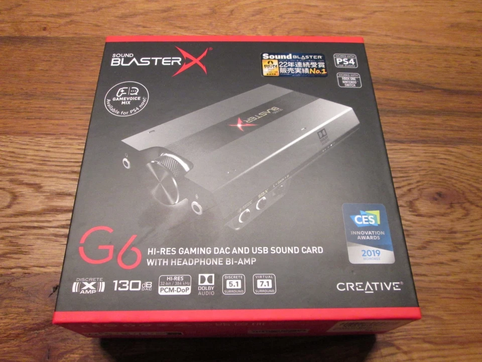 Creative Sound BlasterX G6 – Externe USB-Soundkarte | 7.1 Surround | mit OVP  - Bild 2 von 4