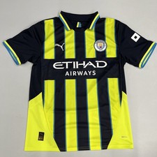 Men's Puma Erling Haaland Navy Manchester City 2024/25 Away Men  s Sz M NWOT