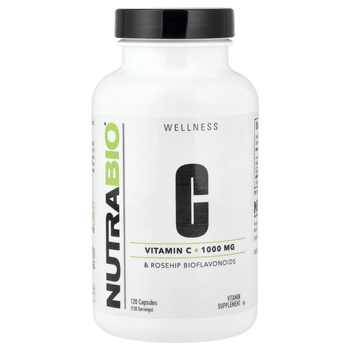 Vitamin C & Rosehip Bioflavonoids, 120 Capsules