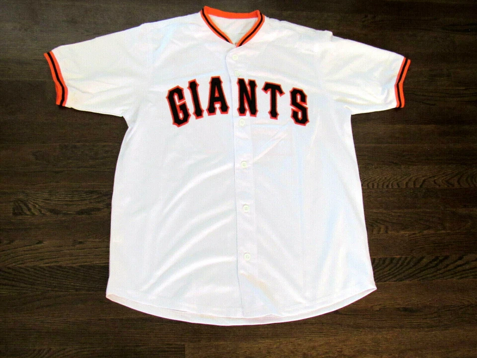 JUAN MARICHAL SAN FRANCISCO GIANT HOF PITCHER SIGNED AUTO HOME JERSEY JSA BEAUTY - Image 4 of 4