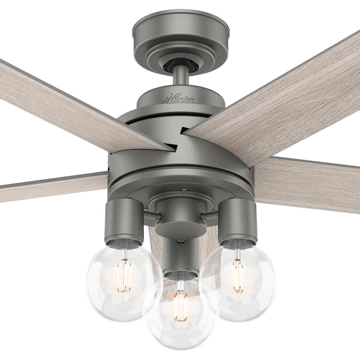 Ventilatore da soffitto Hunter con luce Builder Deluxe, bronzo