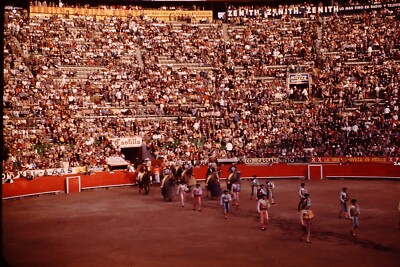 1954 Bull Fight Arena Mexico City Mexico Vintage 35mm Slide 1950's ...