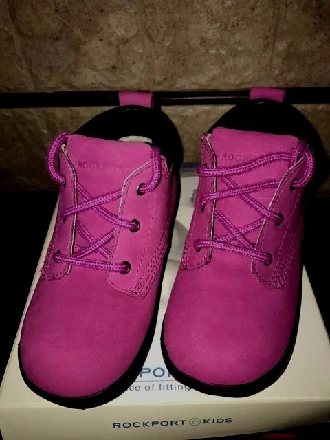 Couro fúcsia clássico First Walkers crianças pequenas tamanho 7 M - Imagem 4 de 4