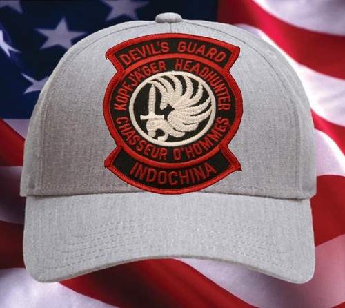 DEVIL'S GUARD INDOCHINA HAT PATCH CAP FRENCH FOREIGN LEGION HEADHUNTER WOW - Picture 7 of 27