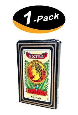 Faisan Baraja Naipe Espanola 100% Plastico Spanish Playing Cards 1 Deck 40 Cards