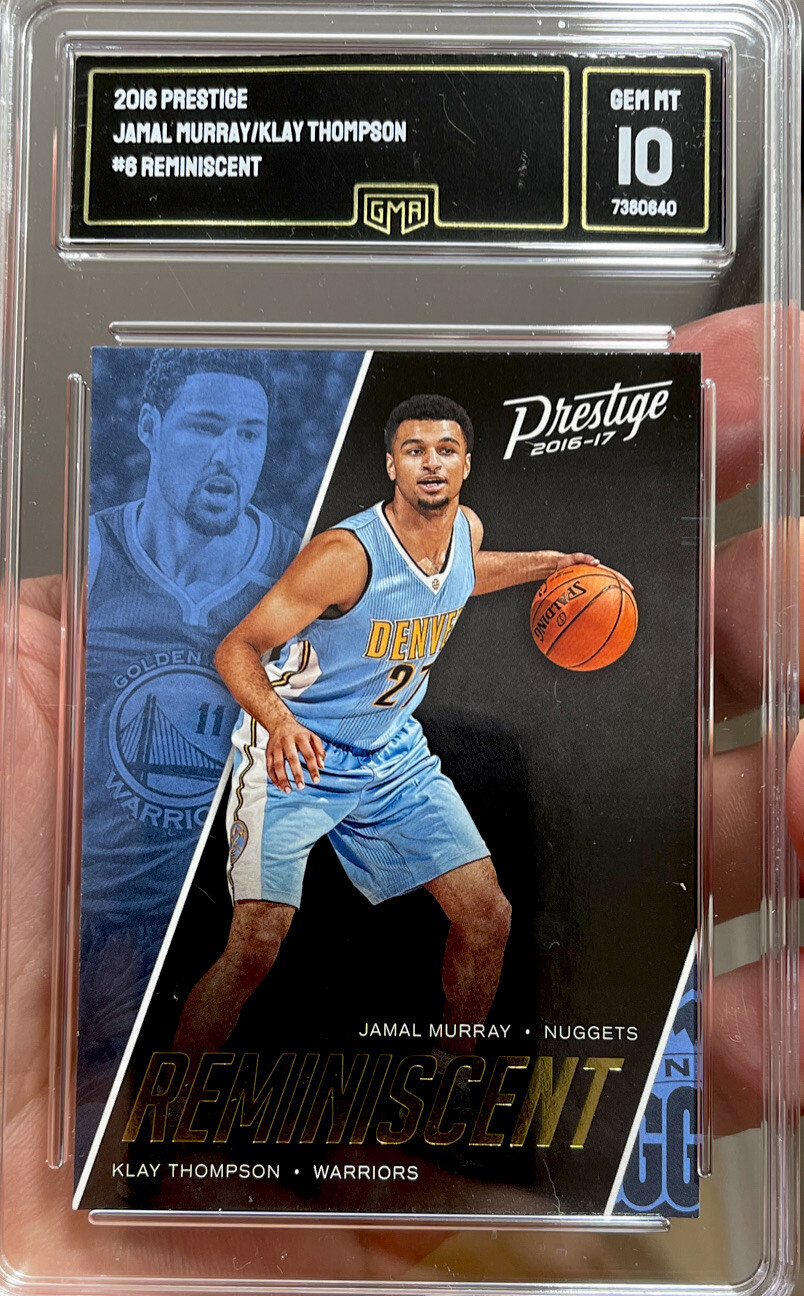 2016 Panini Prestige Jamal Murray Rookie Gem Mint 10 Denver Nuggets