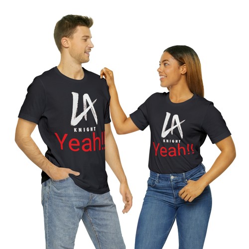 LA Knight YEAH!!! Unisex Jersey Short Sleeve Tee - Picture 23 of 25