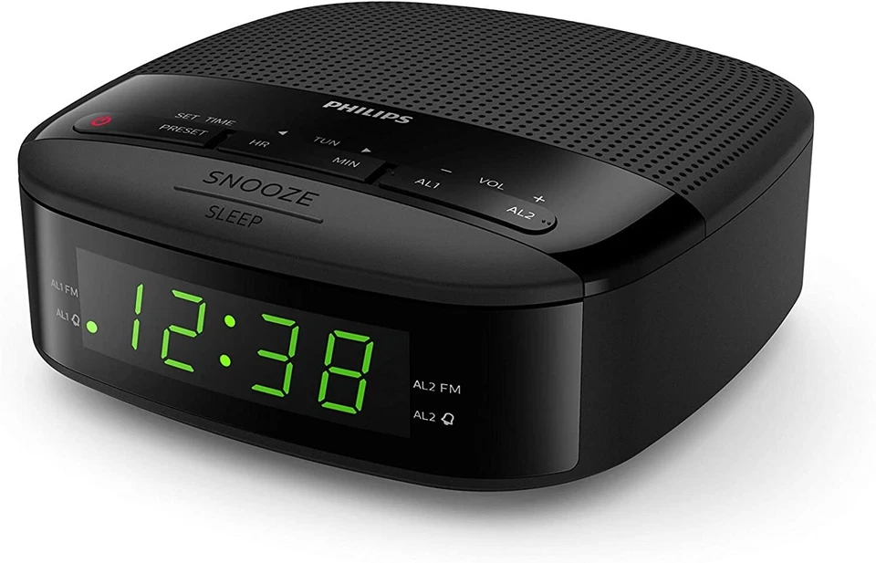 Philips Audio TAR3205 LED Clock Radio with FM Digital Radio and Dual Alarm - Image 2 of 4
