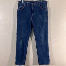 Vintage 80s Wrangler Blue Denim Western Cowboy Jeans