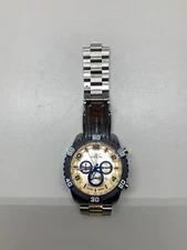 Invicta Pro Diver Tritnite Night Glow Flame Fusion Blue Gold Untested AS IS