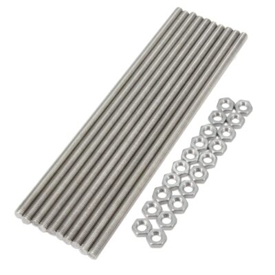 10pcs M8 x 250mm 304 Stainless Steel Fully Threaded Rod Right Hand Threads 1....