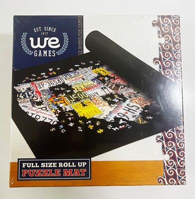 PUZZLE MAT Full Size Roll Up Jigsaw Portable Work Surface NEW 36'' x 30'' WE Games