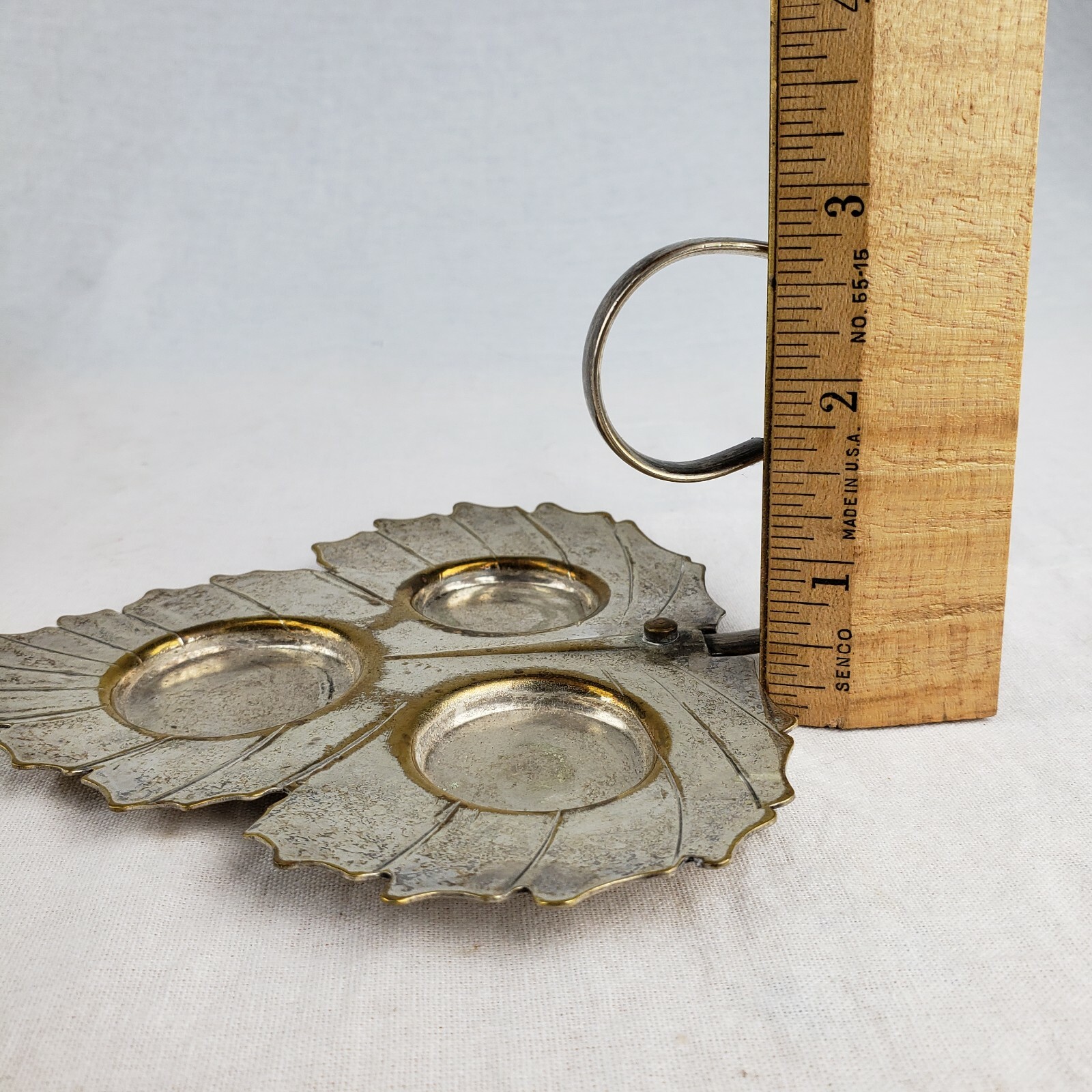 Vintage Celtic Quality Plate Leaf Tray Plate Made In England Condiment Set