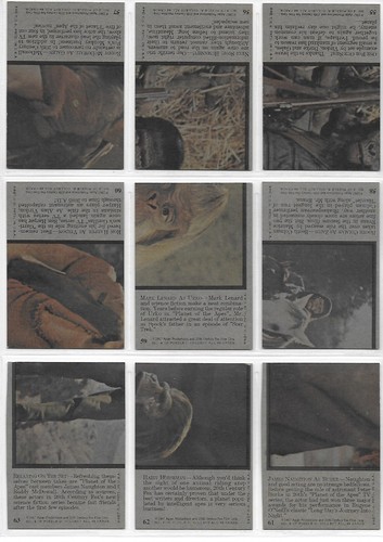 1967 Planet Of The Apes - 66 Card Basic/Base Set - Topps 1975 - Good Condition - Picture 17 of 22
