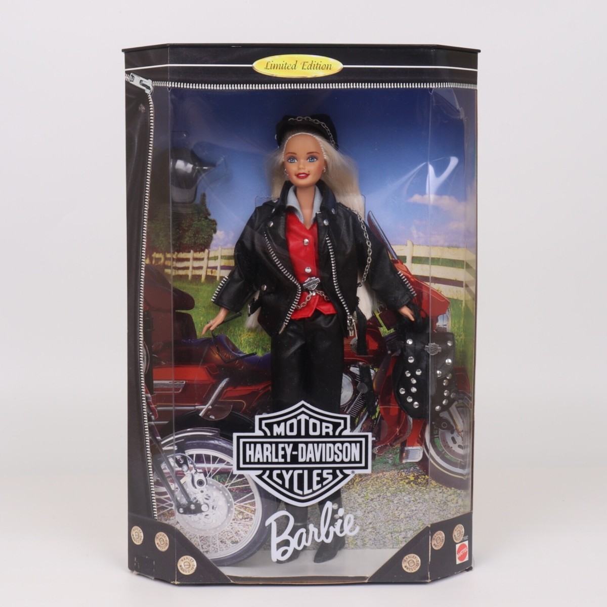 Barbie Harley Davidson Fatboy Motorcycle 1999 Mattel | eBay