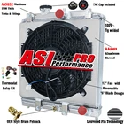 3 ROW ALUMINUM RADIATOR+SHROUD FAN+RELAY For 1992-2000 HONDA CIVIC EK EG INTEGRA