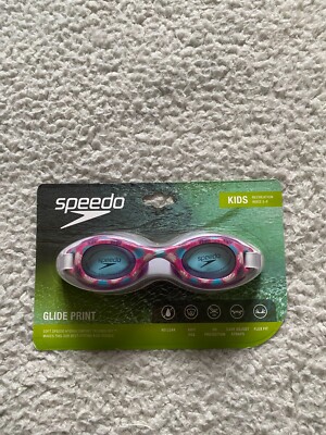 Speedo Kids Recreation Age 3-8 Glide Print Goggle (T6)
