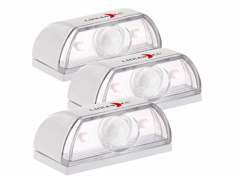 Éviter les chutes dans l'escalier grâce au lot de 3 balises LED à détection Lu