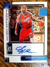 Quentin Richardson 2022-23 Donruss Optic Signature Series Auto #SS-QRS CLIPPERS