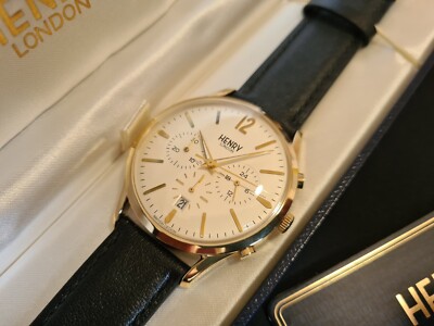 Chronographe Henry London Westminster HL41 NEUF PVP:279  ( Hamilton, Longines )