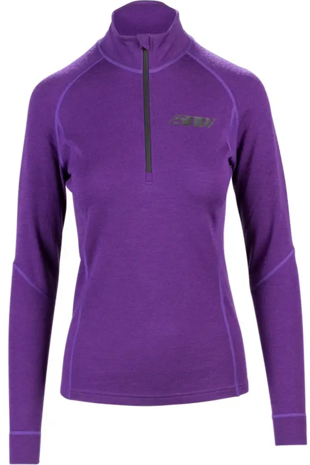 509 FZN Merino Womens Base Layer 1/4 Zip Shirt Purple