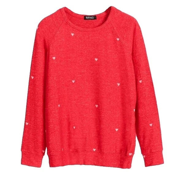 心形粘纤上衣女